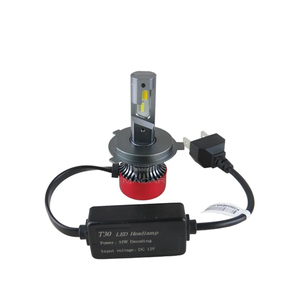 MACAR 2022 New design high power LED Canbus H7 H4 LED Headlight Bulbs for All Car