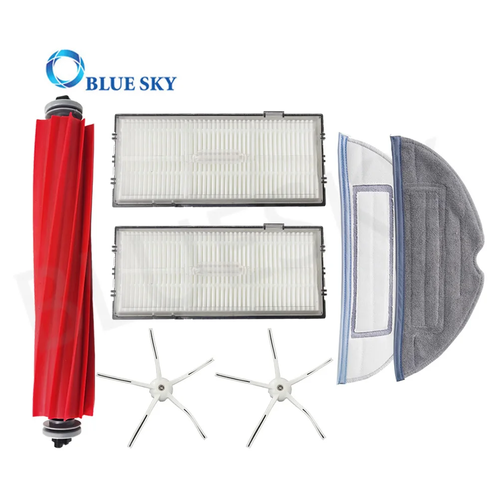 Аксессуары для робота-пылесоса, основная и боковая щетки, HEPA-фильтр, совместимый с Xiaomi Roborock S7, S70, S75, S7Max, s7MaxV, T7S