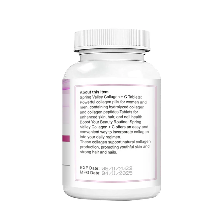 Factory agent processing capsule tablets health care products Natural herbal extract collagen tablets