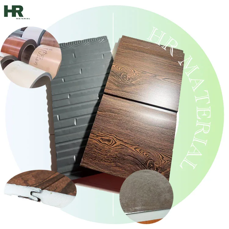 16mm Insulation PU Zinc Exterior Wall Panel Siding for House