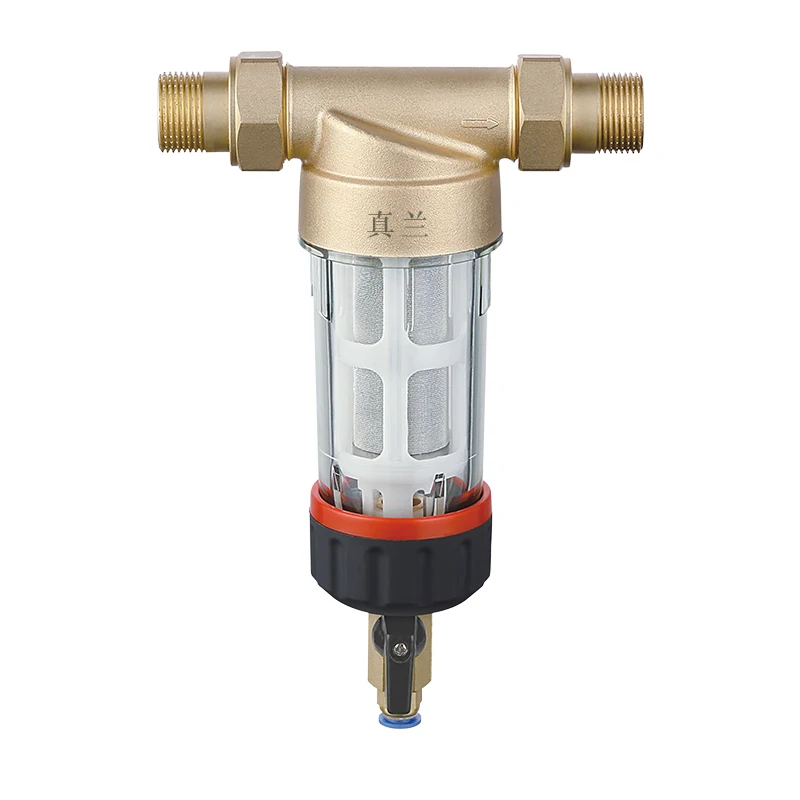 household brass pre-filter reverse osmosis stystems nickel plating brass filter