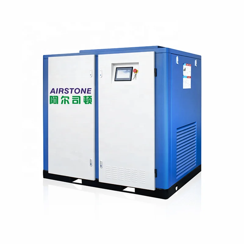 Electric Silent Oil Free 10bar Screw Type 7.5kw 15kw 22kw 37kw 75kw Air Compressor For Industrial Use