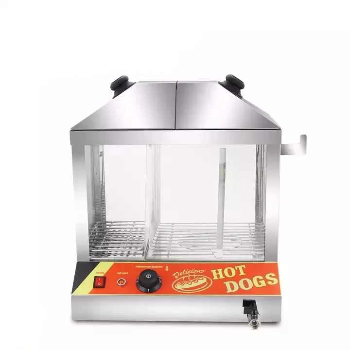 Electric Hot dog Machine Sausage Baking Machine Commercial Sausage Maker Automatic Mini Dual Control Temperature