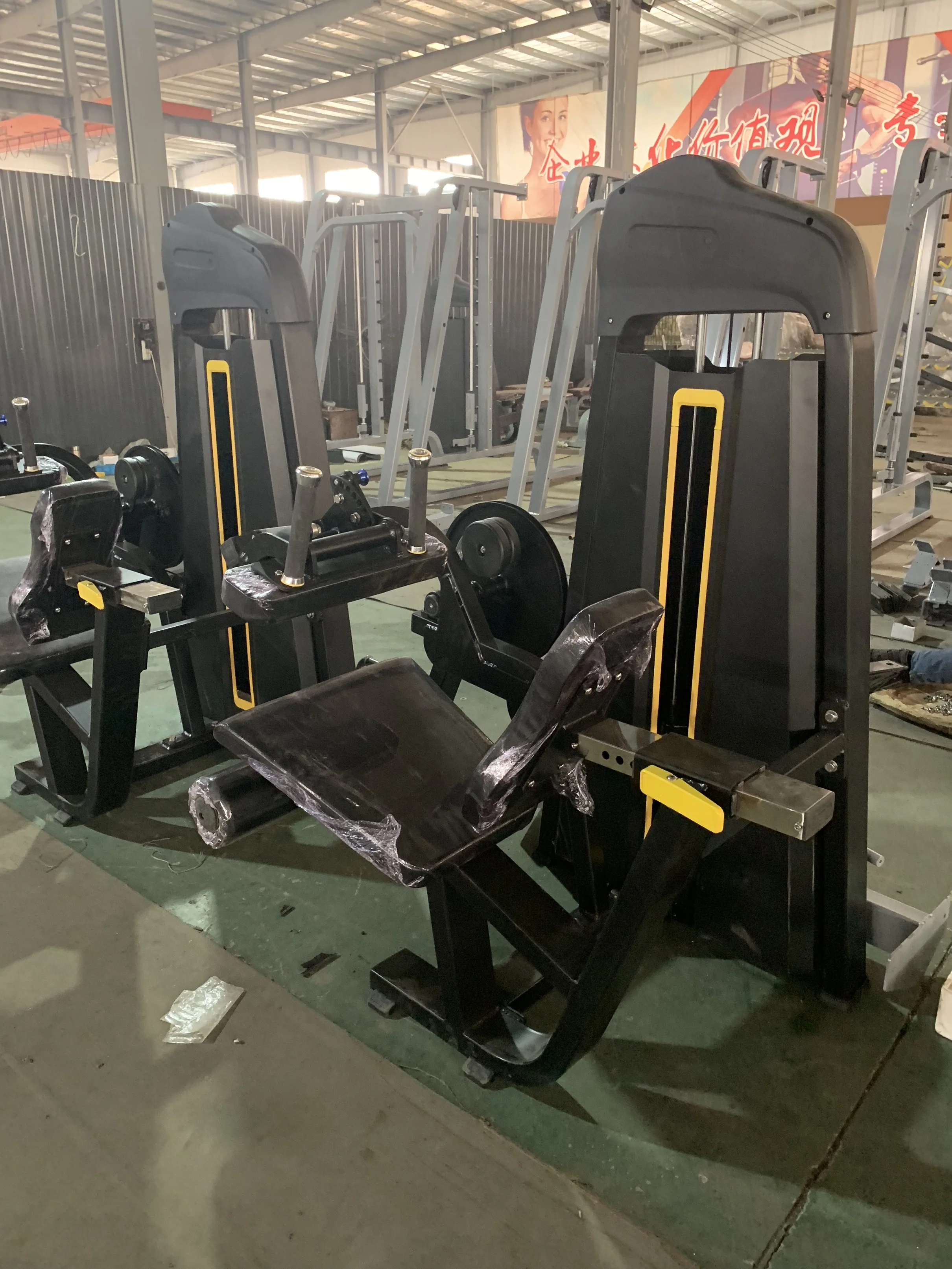 Shandong Lanbo High Strength Transmission Gym machine gym equipment Professional Seated Leg Curl extension fitness equipment