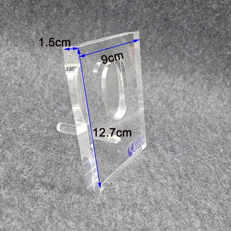 factory direct hearing aids display stands with single silicone ear models on