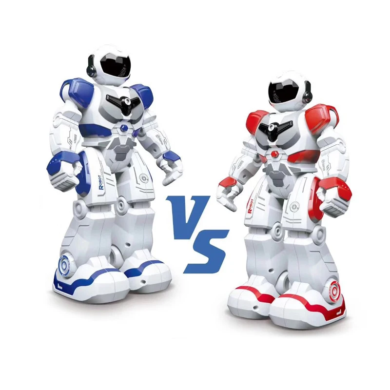2023 Toy robot Dual frequency Spin stunt LED lighting Hip-hop music Infrared remote control robot