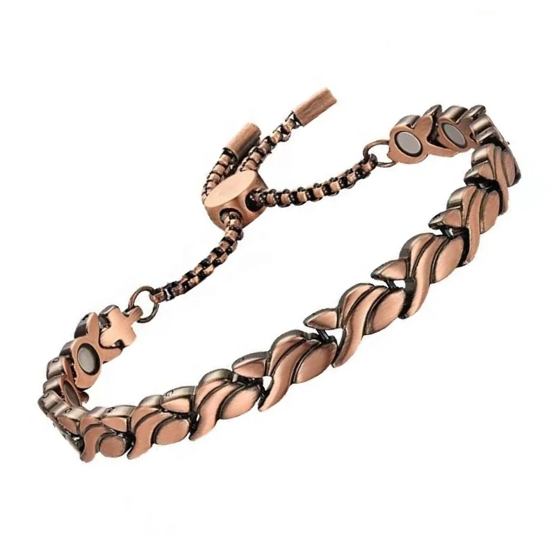 Top selling health care product copper bracelets for arthritis magnetic copper magnetic bracelet benefits for health