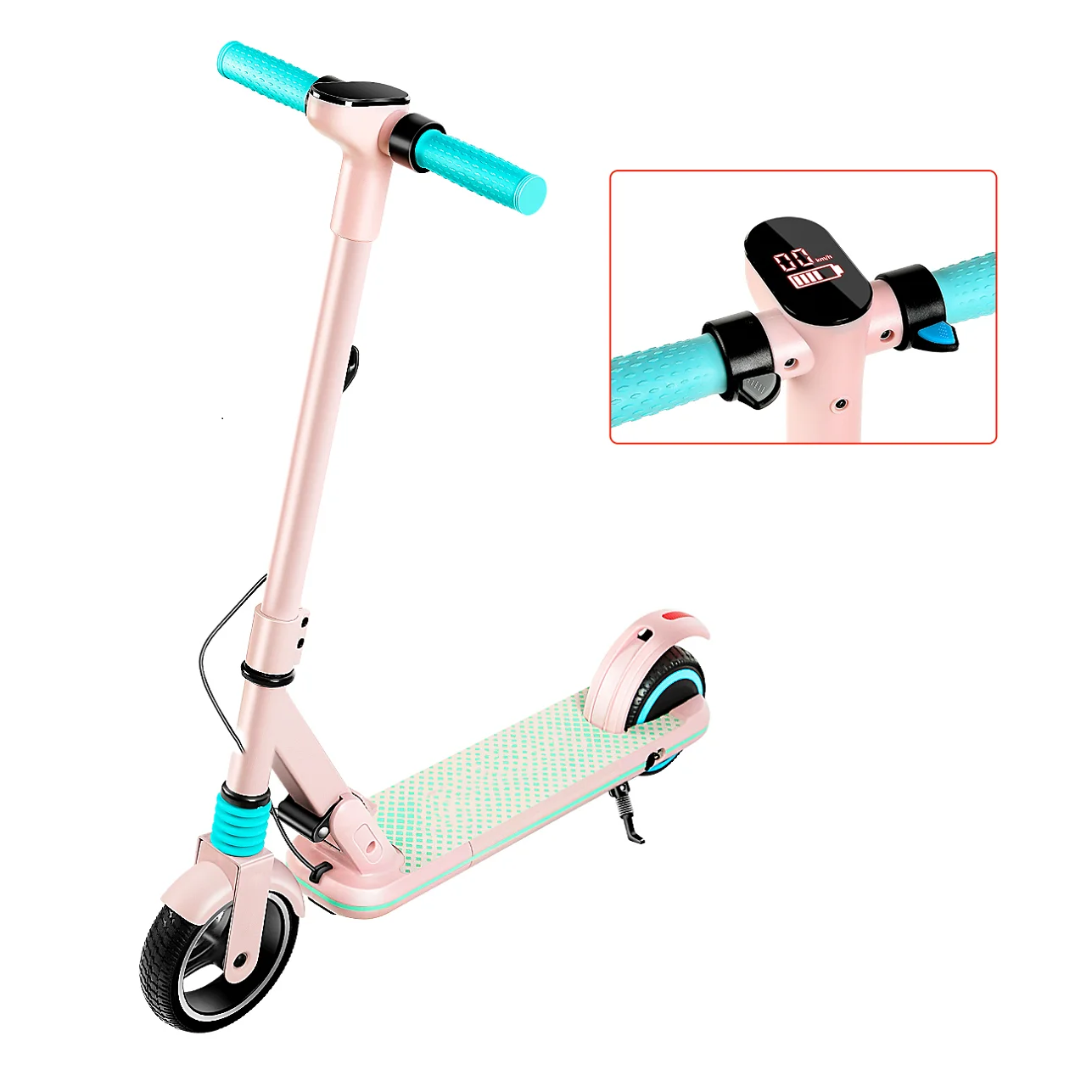 US//UK/DE Warehouse HAP-S3 3 days Fast Delivery  14KM/H Children Folding Electric Scooter 130w motor Children E scooter