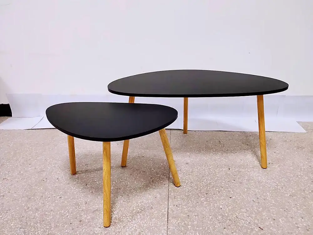  New Design Modern Style MDF Wood Hotel Coffee Tables For Living