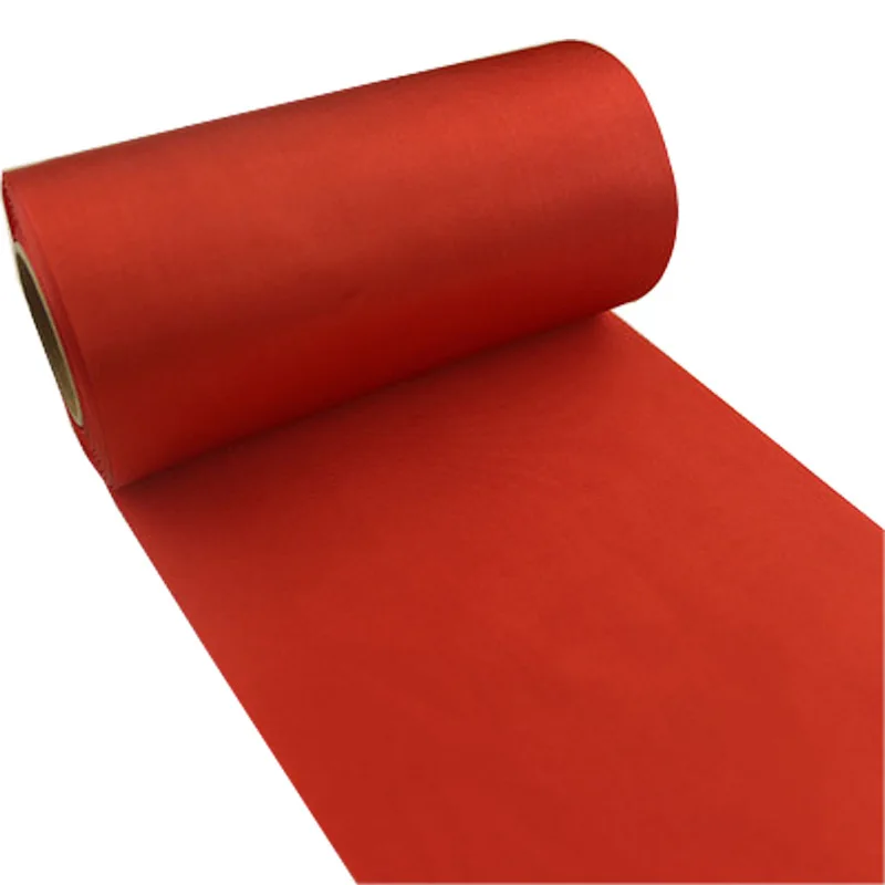 White canvas 4 inch satin rolls 4x100yds 200mm 10cm wide satin 6 inch wide sash chairs satin ribbon for wedding birthday party