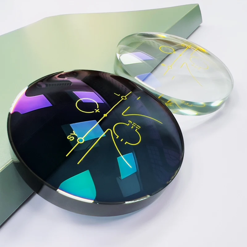 photo gray photobrown Optical Lenses CR39 Semi Finished Glass Progressive UC/HMC Photochromic Lens