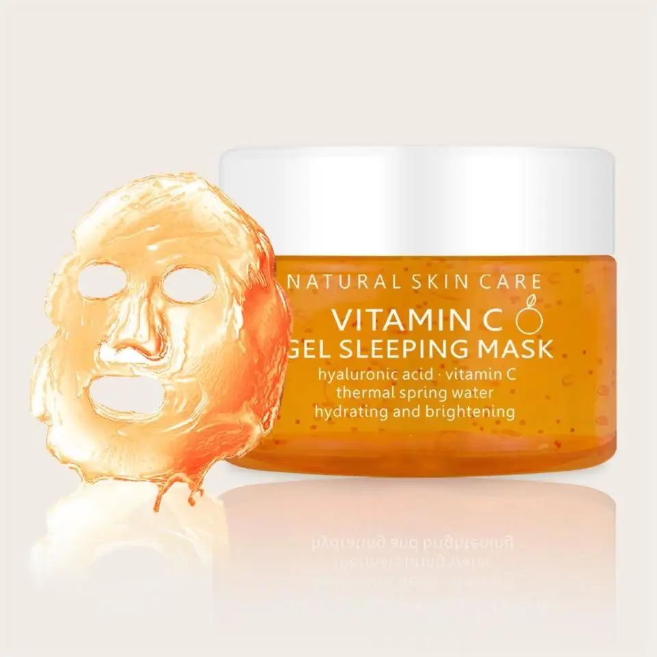 Korean organic Vitamin C peel off face mask sleeping skin care aloe vera Facial Moisturizer whitening face sleeping mask