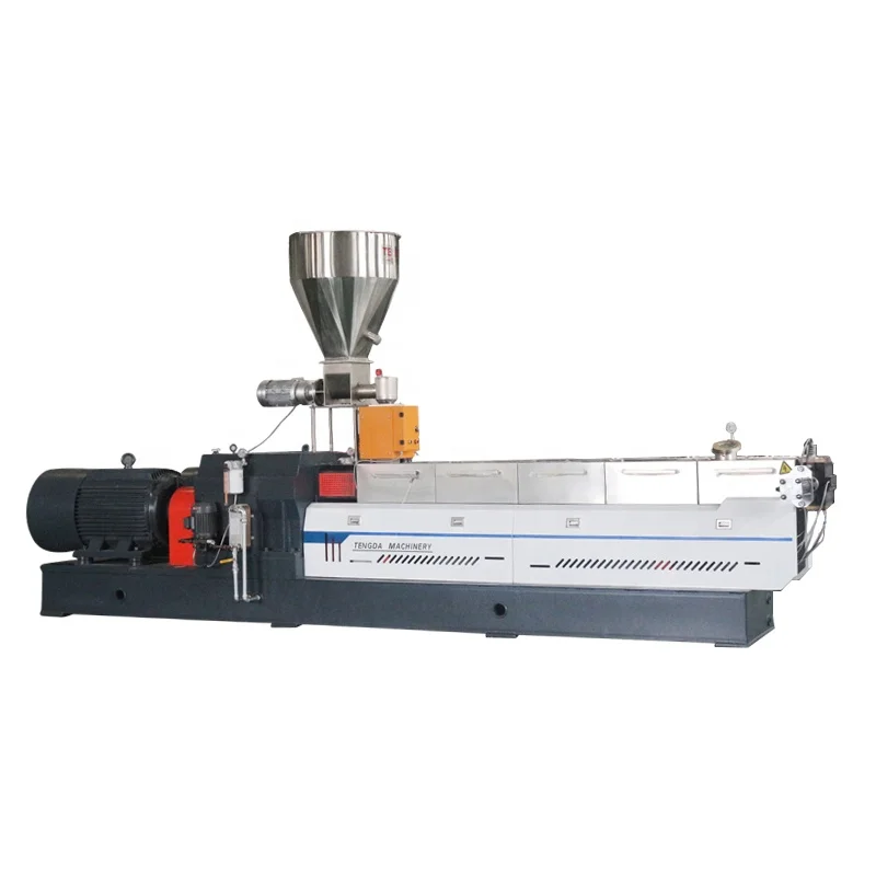 Eco-friendly Biodegradable granules twin screw extruder price plastic granulation machine