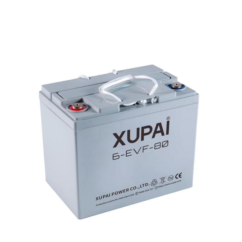 XUPAI 6-EVF-80 Lead acid Battery for Electric car