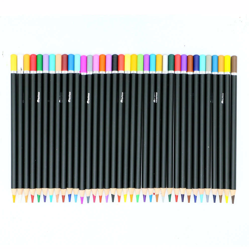 Bview Art Higher Quantity Factory Direct Selling 4mm Soft Core 36 Colors Pencil Set for Drawing
