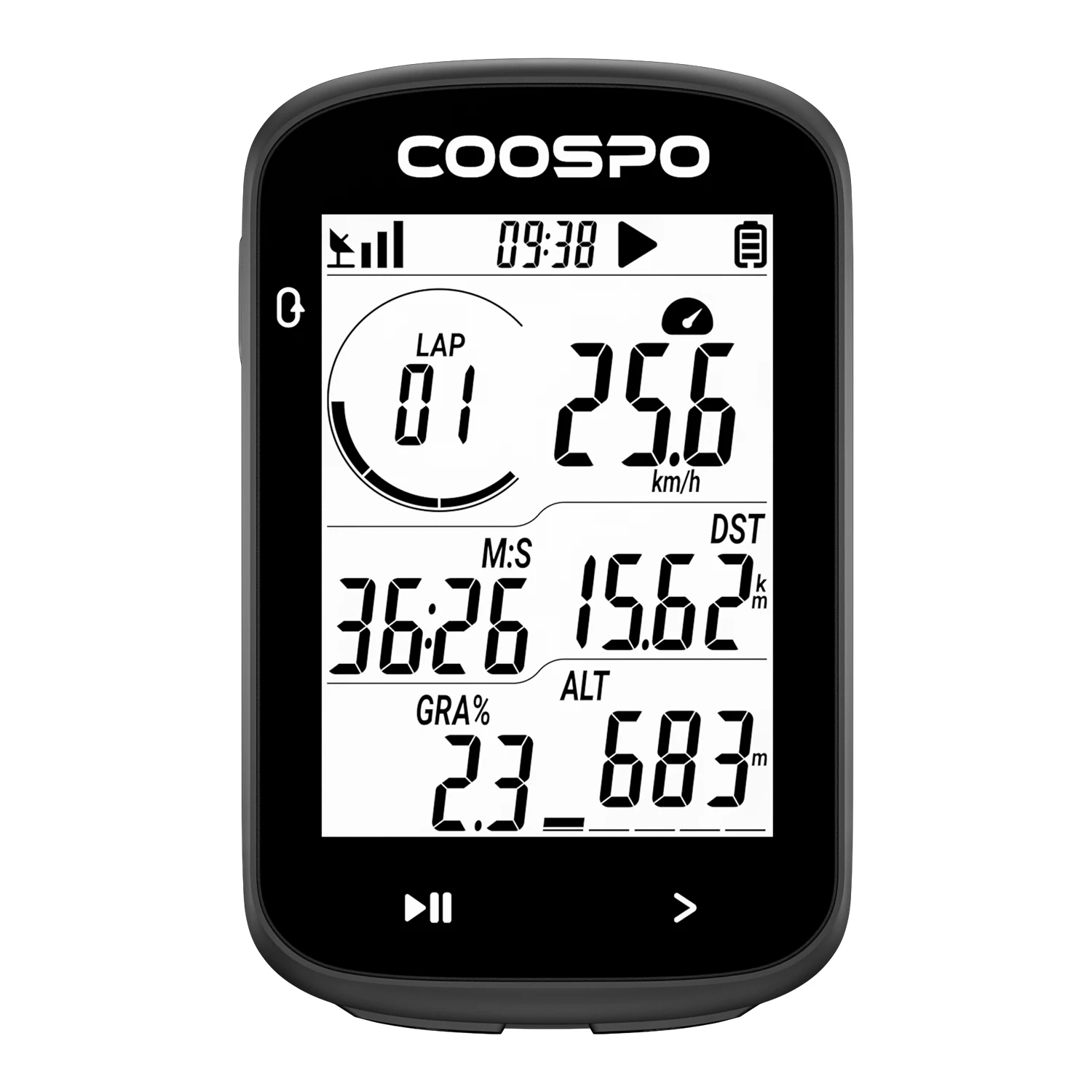 COOSPO CS300 Bluetooth and ANT+ Smart GPS Bike Computer for Road Bike Cycling