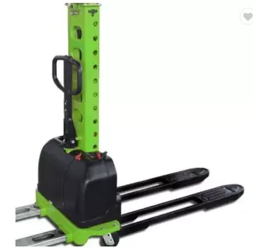 VISION Semi-electric self lifing stacker Self Loading/unloading Stacker Portable Electric Pallet Lift Stackers 500kg