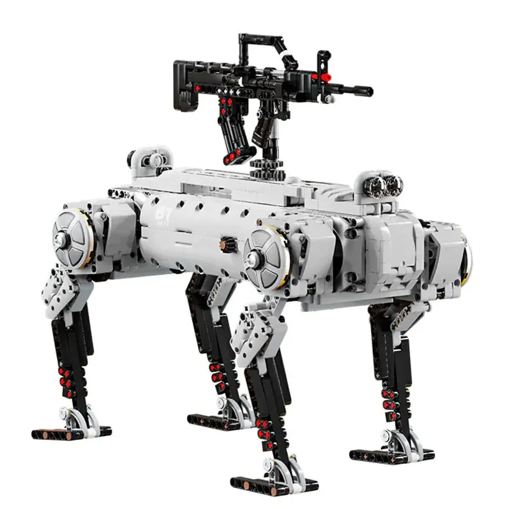 12 96009 новый военный робот-робот MOC RC собака мировые войны сборка моделей игрушка подарок для детей 1613 шт. наборы строительных блоков