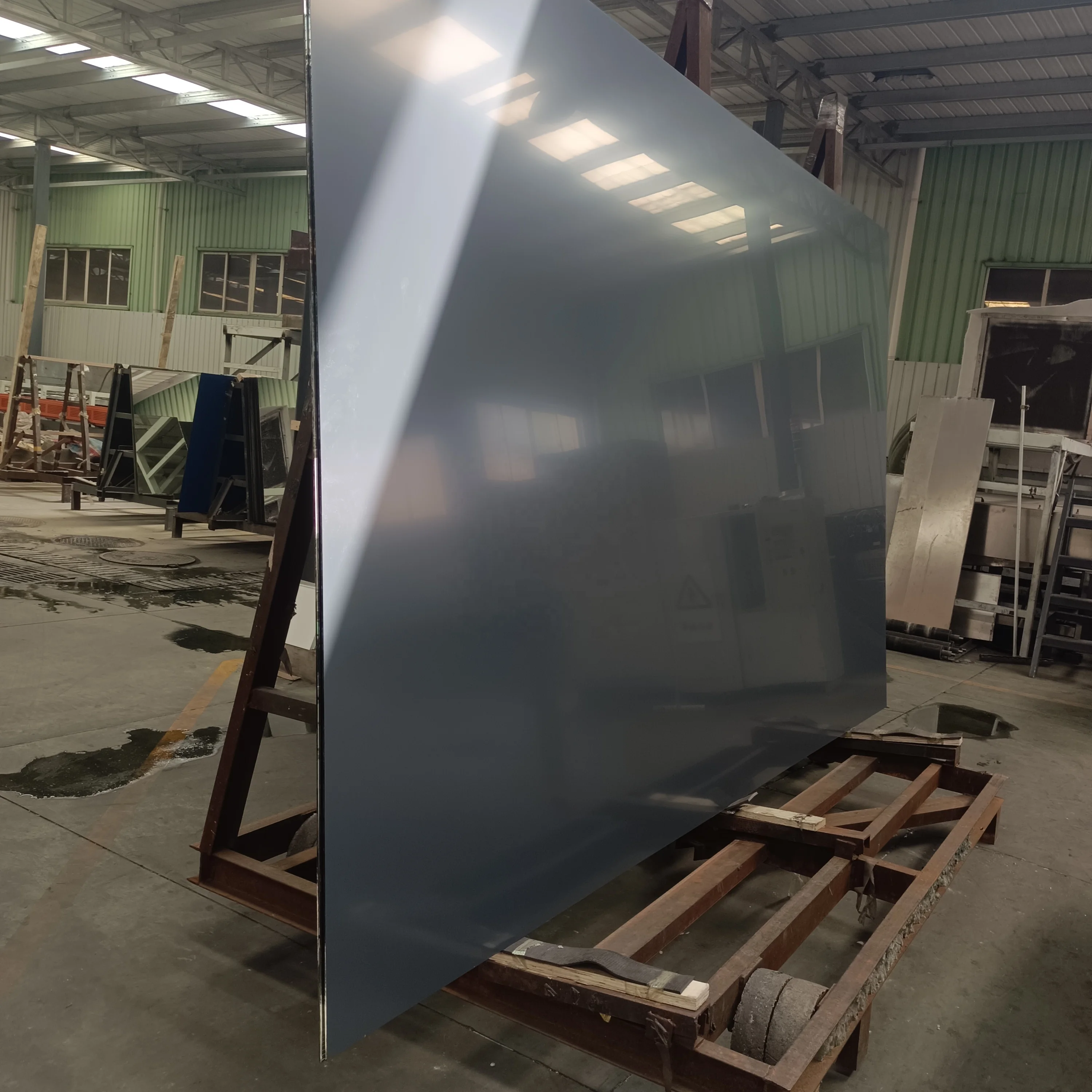 frame less Cheap China Large Gym Mirrors Dancing Room Mirror 2 3 4 5 6 aluminium mirror safety film coated back without frame