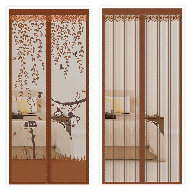 Hot Sale Magnetic Summer Anti-Mosquito Curtains Encryption Magnets Screen Door Curtain Magnetic Mosquito Net Door