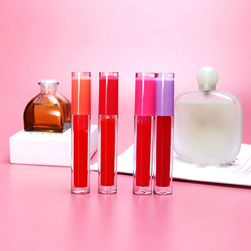 5 мл роскошный фиолетовый черный белый красный розовый верхний цилиндр блеск для губ пустая трубка настроить в наличии