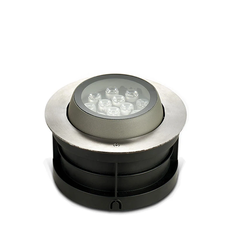 Embedded 18W adjustable beam direction outdoor waterproof ground light AC 110/240V District park square Led underground light