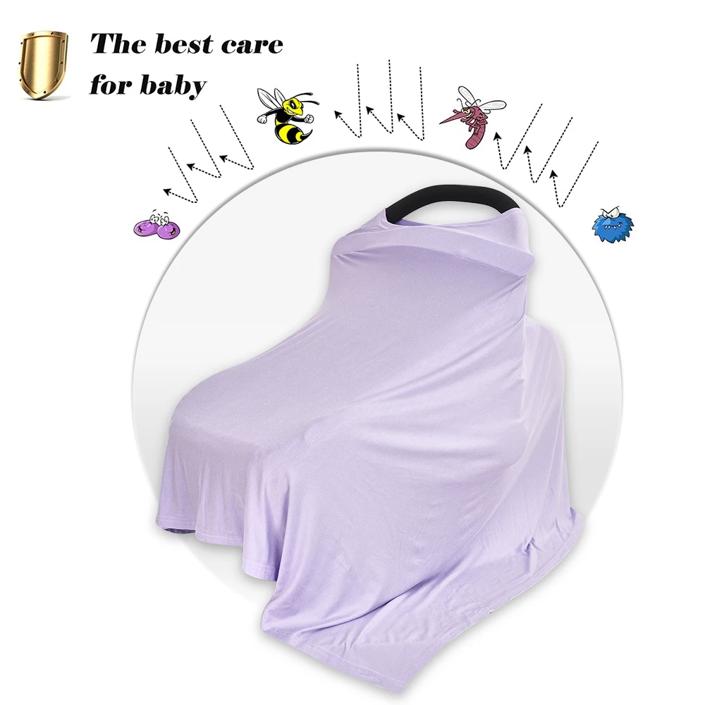 Ultra Soft Breastfeeding Cover Modal Elastic Baby Nursing Cover