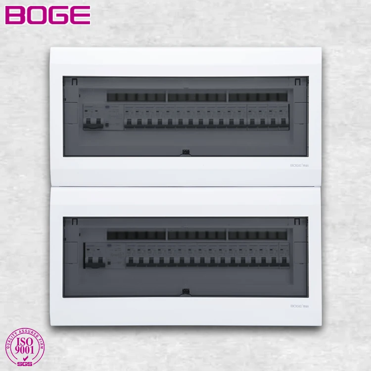 Indoor surface mount flush mount 40 Way PC plastic metal consumer units db box panel board MCB power distribution equipment