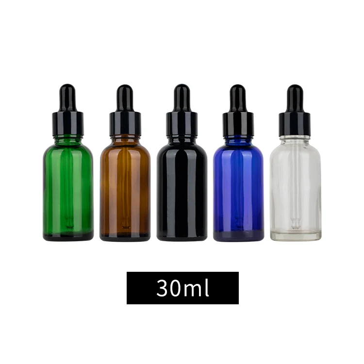 30ml pink oil dropper lash serum oil dropper glass essential oil bottle