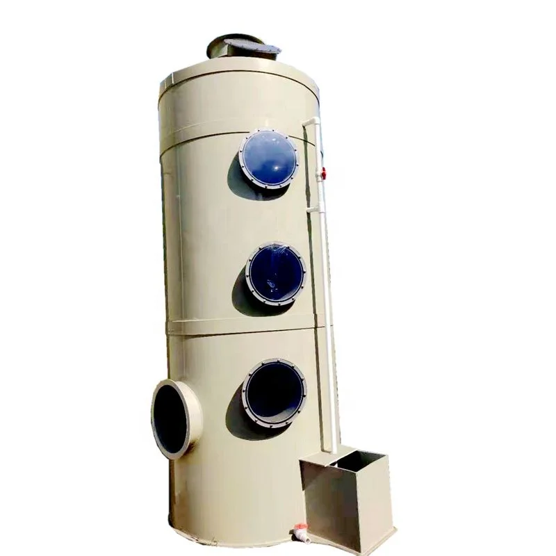 Acid Gas Filtration Gas Scrubbing Spray Tower /gas Disposal Equipment
