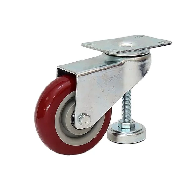 DLPO Adjustment caster wheels with foot cup heavy duty adjustable caster
