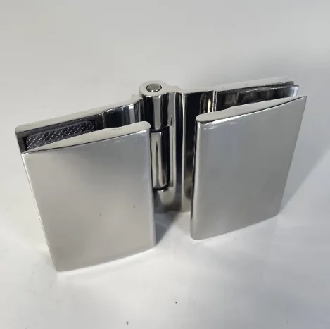 High Quality Glass Panel Clamp Fittings Holder Bathroom Clamp Double Open Shower Glass Door Hinge
