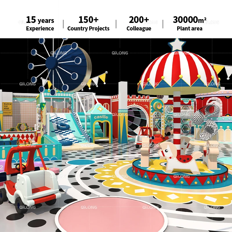 Customized 1000 Sqm Large Commercial Adventure Play Park Trampoline Indoor Playground Kids Soft Play Amusement Park Equipment
