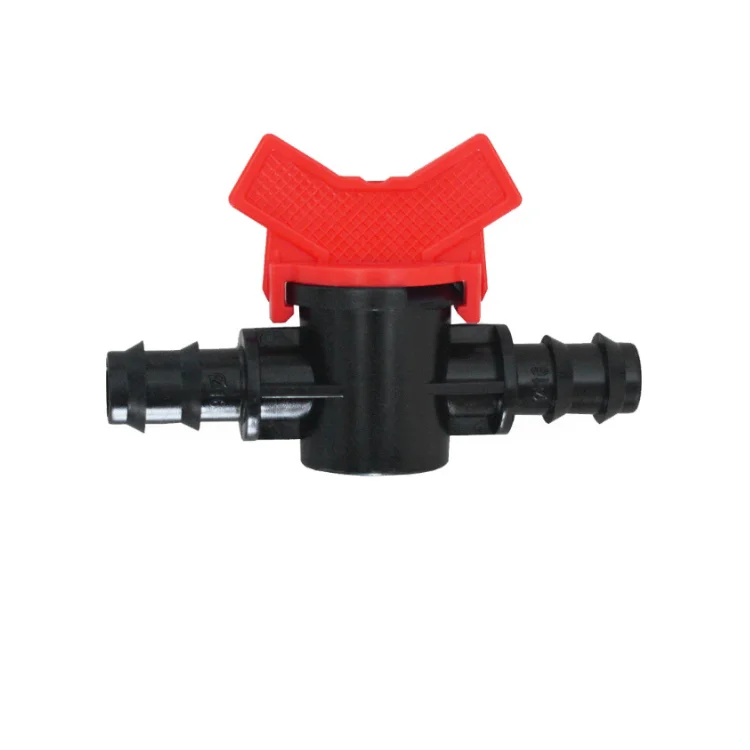Plastic Mini Valves Barb Offtake Valve For Garden Agriculture Greenhouse Irrigation Pipe Fitting