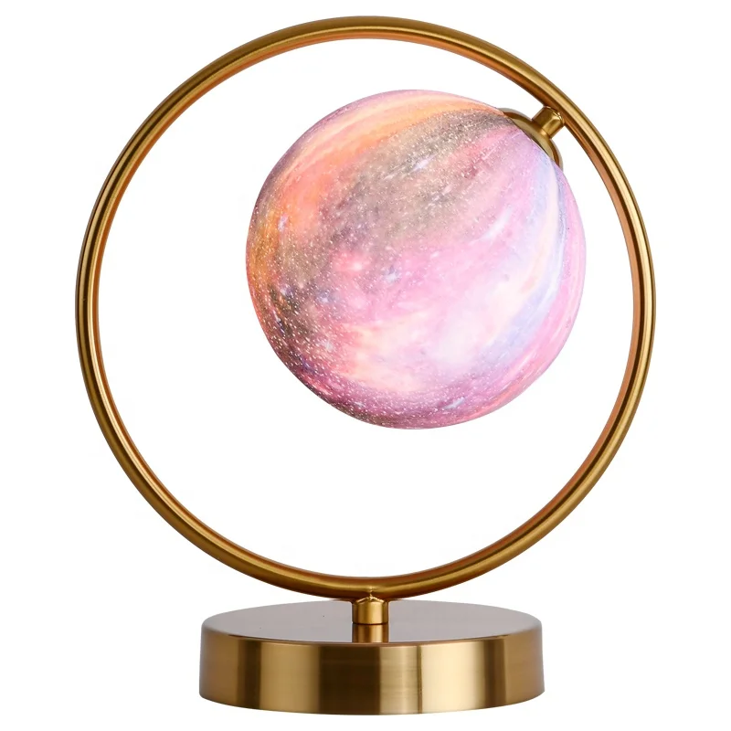 New Arrival PLA 3D Ball Shade G9 Light Bed Side Portable Table Lamp