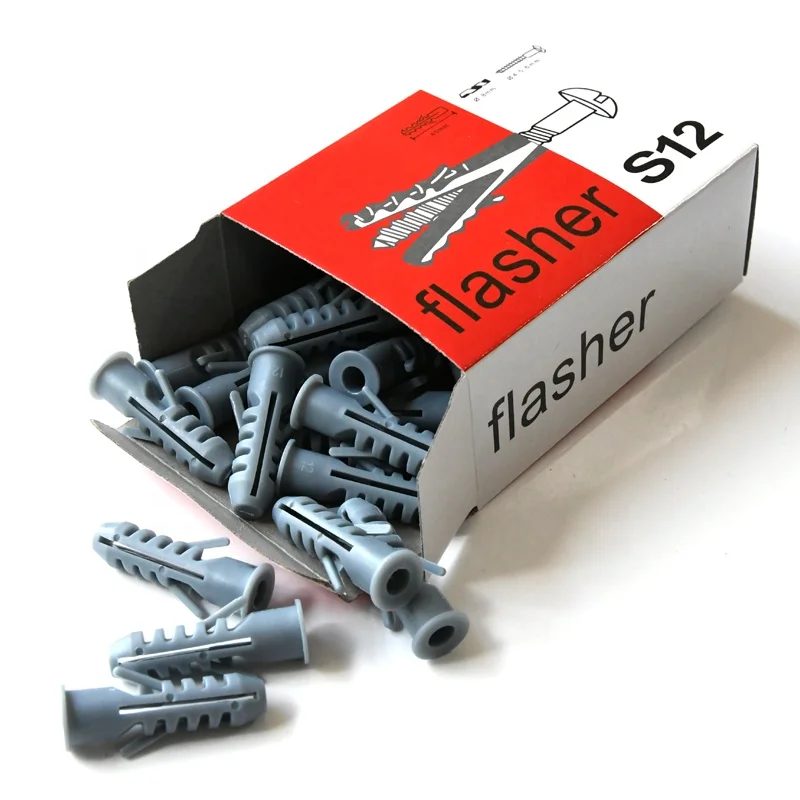 Customization Conical Anchor Kit Plastic Screw Anchors Set Nylon Drywall Expansion Anchors Wall Plug