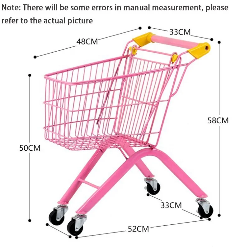 China Factory Supermarket Shopping Trolley Mini Shopping Cart for Kids Children Boys Girls