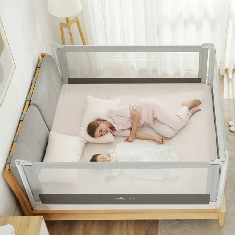 Chocchick Baby Bed Rail Guard Anti Falling Toddler Sleeping Protection Detachable Lifting Open Baby Bed Rail