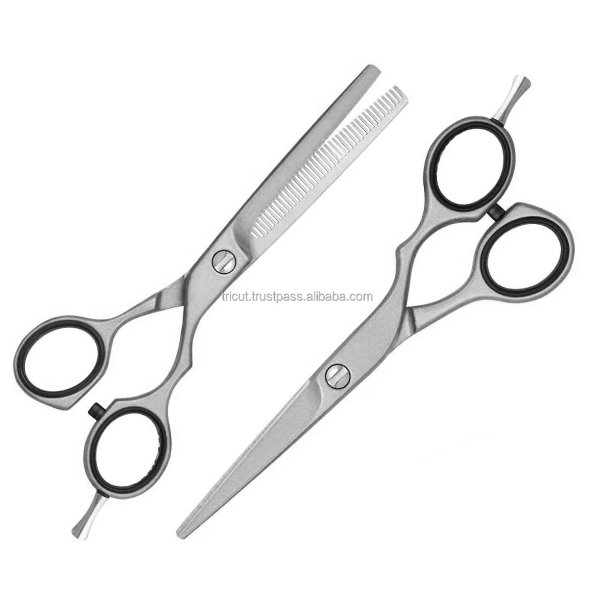 Japanese Stainless Steel Hair Cutting Salon Barber Scissors Shears-Silver