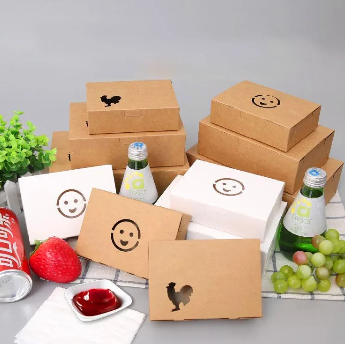 Customized Disposable Food fried chicken packaging box Chicken cutlet packing box