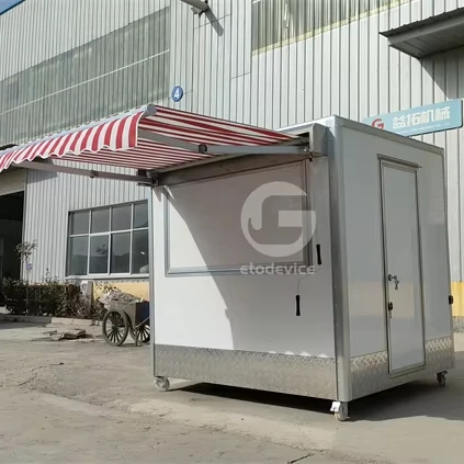 Outdoor Food Stall Kiosk Coffee Shop Bakery Equipment Food Kiosk