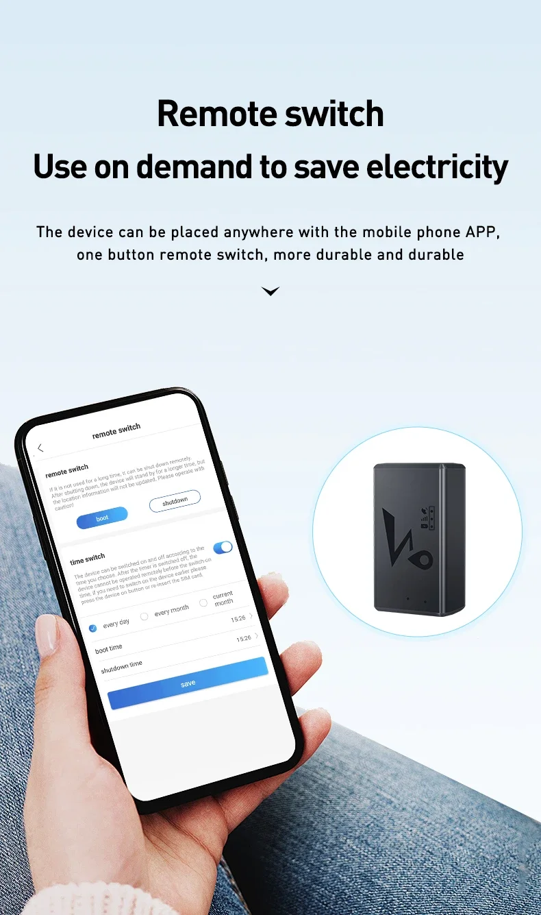 Mini 4G GPS Tracker Tracking Device Long Standby Waterproof GPRS LBS Wireless Magnetic Anti-Lost Alarm Tracker for car