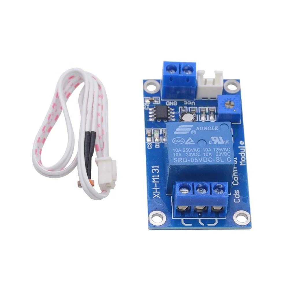 XH-M131 DC 5V/12V Light Control Switch Photoresistor Relay Module Detection sensor 10A Brightness Automatic Control Module