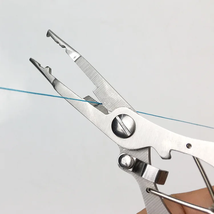 JETSHARK 16.5cm 135g Steel Fishing Pliers Customized Colors Multifunctional Lure Clamp Saltwater Pliers