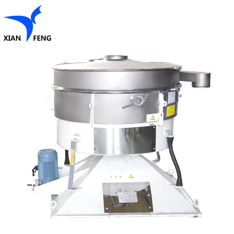 YBS1200 2 tons capacity rotary vibrating sieve screening machine for powder processing