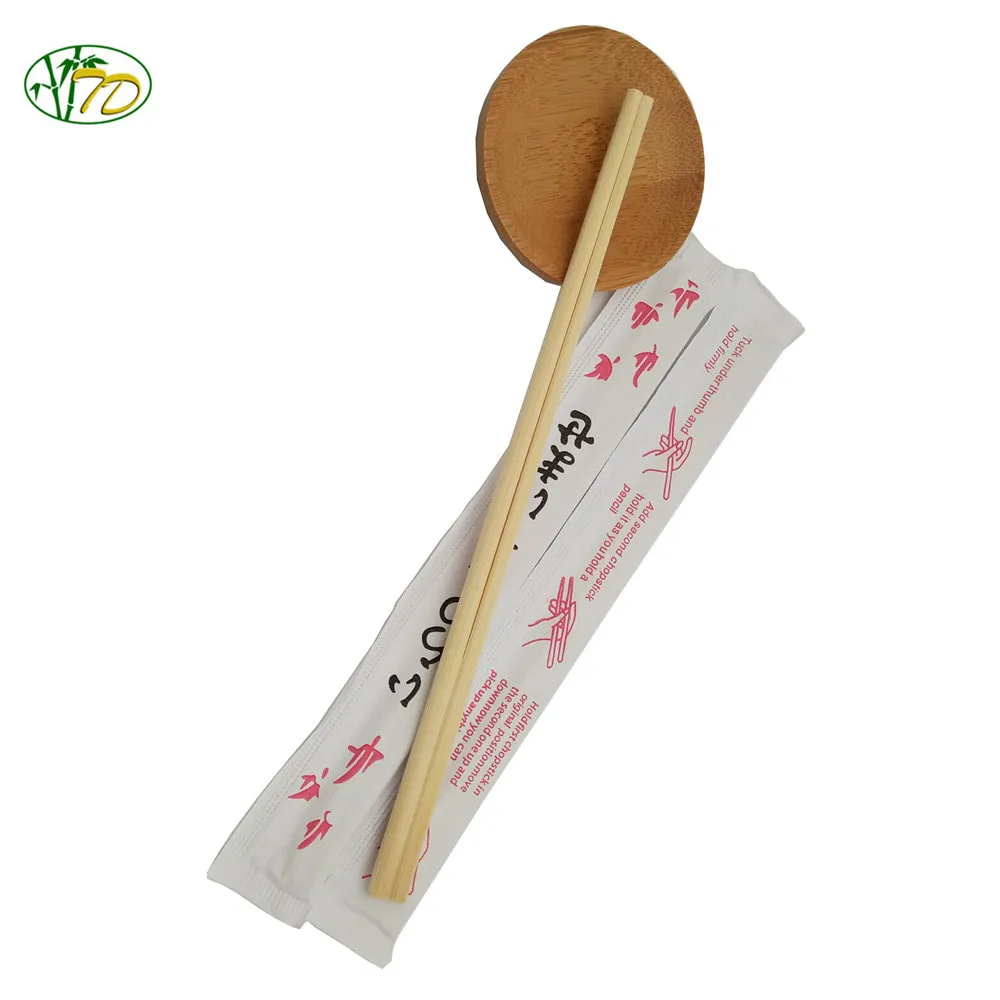 Japanese Restaurant Custom Printed tensoge bamboo chopsticks
