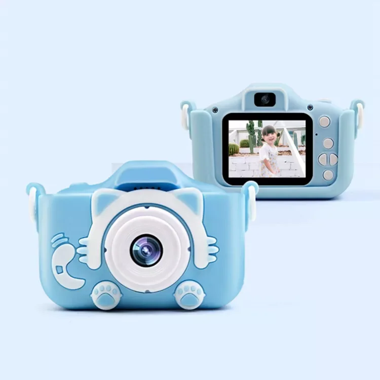FHD 2 Inch cute design children action camera video recorder dual lens 1080P kids digital camera for Children Gift