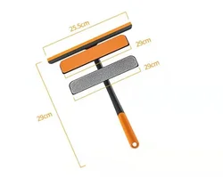 High Quality Multifunction 3 in1 Glass Window Squeegee Cleaner Shower Bathroom Mirror Rubber Wiper