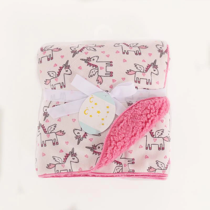 Breathable High Absorbent Hot Selling Baby Blanket Fleece Baby Wrap Swaddle Blanket for Sale Cotton 100% Polyester 40 Baby Sheet