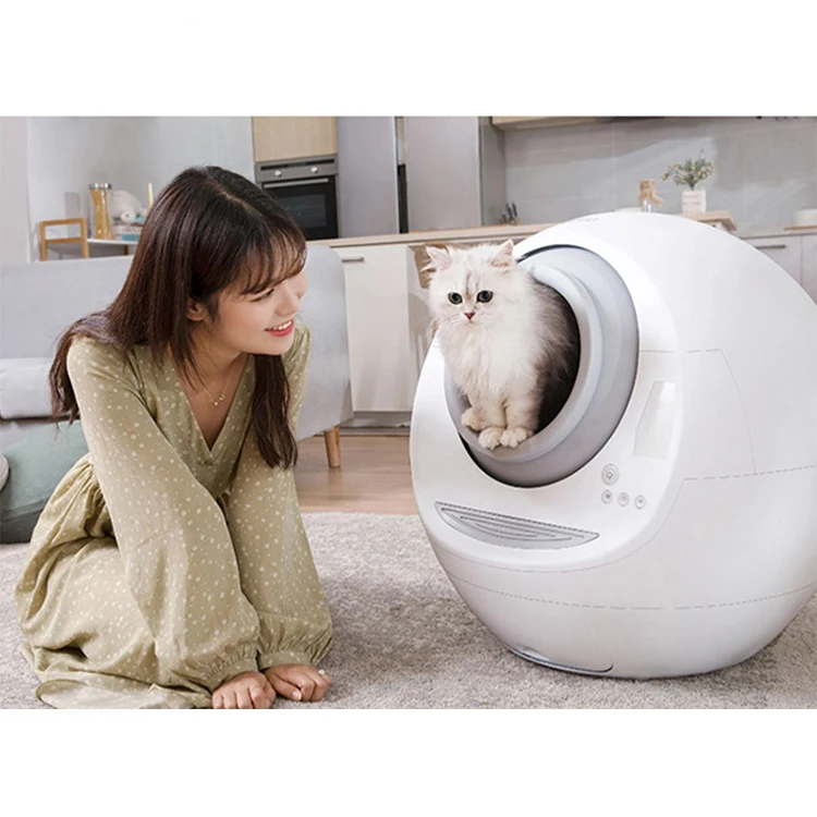  Wholesale Intelligent Automatic Cat Litter Boxes Self-Cleaning Smart Self Cleaning